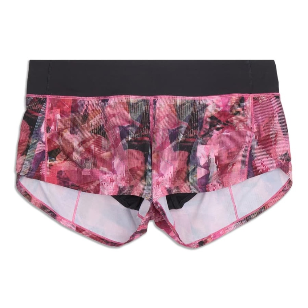 Lululemon Speed Up Shorts Abstract Pink Size 6